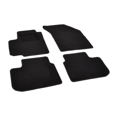 Πατάκια δαπέδου μοκέτας Standard μαύρα συμβατά για Suzuki SX4 (I) 4τμχ.
