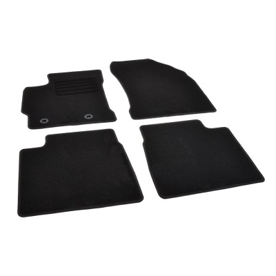 Πατάκια δαπέδου μοκέτας Standard μαύρα συμβατά για Toyota Corolla XI (E170) 4τμχ.