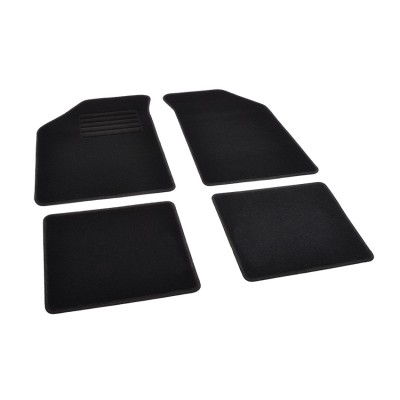 Πατάκια δαπέδου μοκέτας Standard μαύρα συμβατά για Volkswagen Golf II 4τμχ.