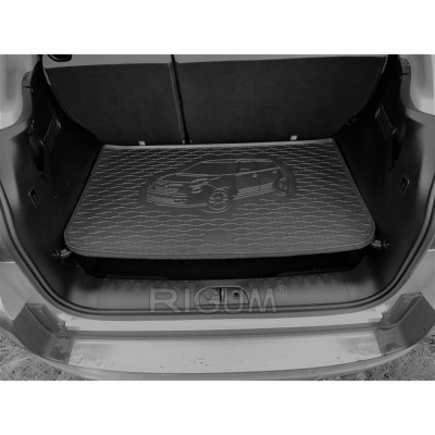 Πατάκια δαπέδου με πορτ μπαγκάζ λαστιχένια σετ για Fiat 500L 5τμχ