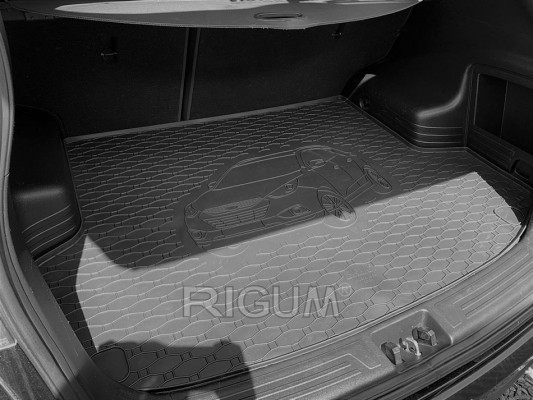 Πατάκια δαπέδου με πορτ μπαγκάζ λαστιχένια σετ για Hyundai ix35 5τμχ