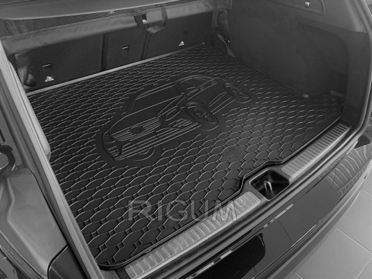 Πατάκια δαπέδου με πορτ μπαγκάζ λαστιχένια σετ για Mercedes GLC (X253) 5τμχ