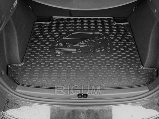 Πατάκια δαπέδου με πορτ μπαγκάζ λαστιχένια σετ για Renault Clio IV Grandtour 5τμχ