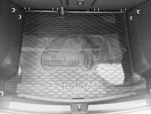 Πατάκια δαπέδου με πορτ μπαγκάζ λαστιχένια σετ για Volkswagen ID.3 5τμχ