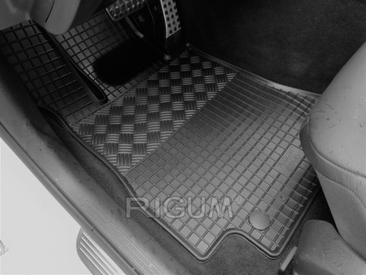Πατάκια δαπέδου με πορτ μπαγκάζ λαστιχένια σετ για Mercedes C-Class STW (W204) 5τμχ