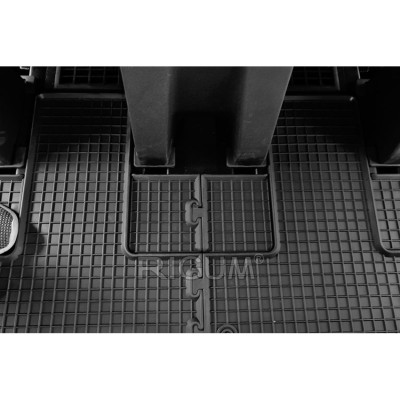 Πατάκια δαπέδου με πορτ μπαγκαζ λαστιχένια σετ για Ford Tourneo Custom 2/3 (8/9Θ) (manual) 8τμχ