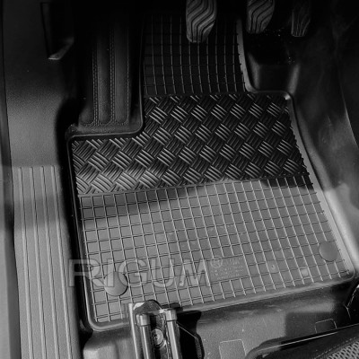 Πατάκια δαπέδου με πορτ μπαγκάζ λαστιχένια σετ για Mercedes Citan II (3Θ) 3τμχ