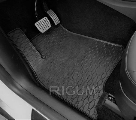 Πατάκια δαπέδου με πορτ μπαγκάζ λαστιχένια σετ για Tesla Model Y 5τμχ