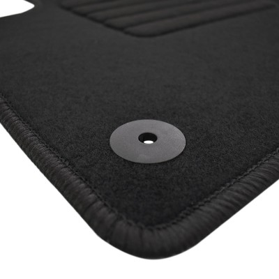 Πατάκια δαπέδου μοκέτας Standard μαύρα για Skoda Roomster 4τμχ