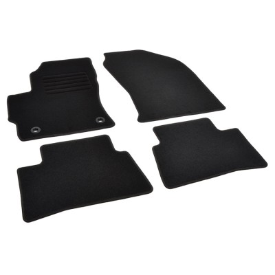 Πατάκια δαπέδου μοκέτας Standard μαύρα συμβατά για Toyota Corolla Cross 4τμχ.