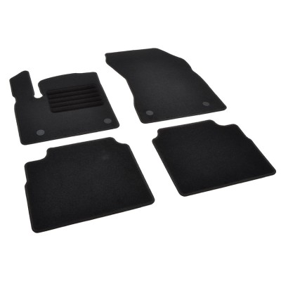 Πατάκια δαπέδου μοκέτας Standard μαύρα συμβατά για Nissan X-Trail e-Power (T33) 4τμχ.