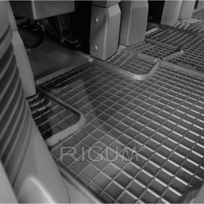 Πατάκια δαπέδου λαστιχένια για VW T7 Multivan για την 3η σειρα 3τμχ