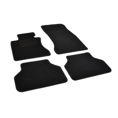 Πατάκια δαπέδου μοκέτας Standard μαύρα για Bmw 5 Series (E60/E61) 4τμχ