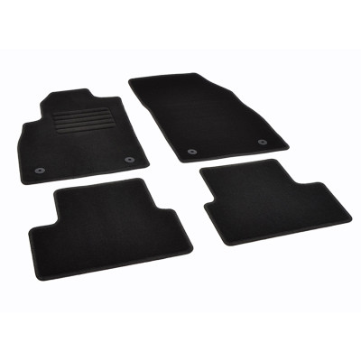 Πατάκια δαπέδου μοκέτας Standard μαύρα συμβατά για Opel Astra (J) 4τμχ