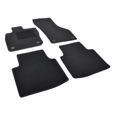 Πατάκια δαπέδου μοκέτας Standard μαύρα συμβατά για Skoda Superb IV/ VW Passat (B9)