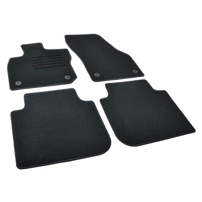 Πατάκια δαπέδου μοκέτας Standard μαύρα συμβατά για Skoda Kodiaq II