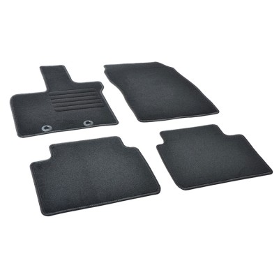 Πατάκια δαπέδου μοκέτας Standard μαύρα συμβατά για Lexus LBX 4τμχ