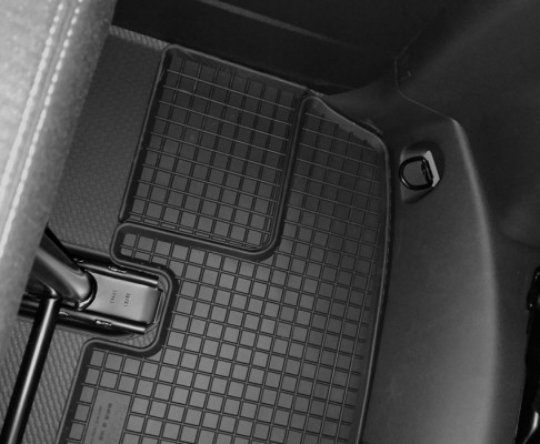 Πατάκια δαπέδου λαστιχένια συμβατά για Renault Trafic III (X82) (2η Σειρά/ χωρίς θέρμανση) 2τμχ.