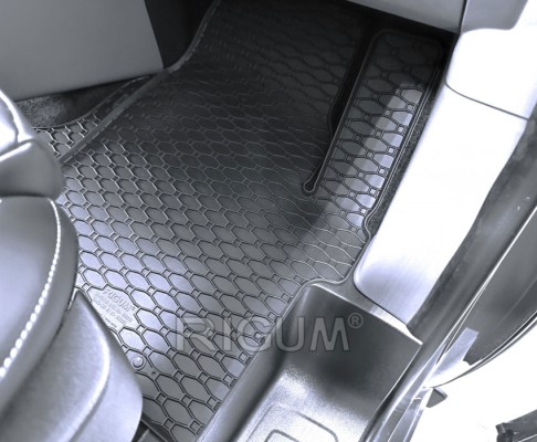 Πατάκια δαπέδου λαστιχένια συμβατά με Ford Tourneo/ Transit Custom/ VW T7 Transporter 3τμχ