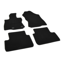 Πατάκια δαπέδου μοκέτας Standard μαύρα συμβατά με Subaru Forester VI (SL) 4τμχ