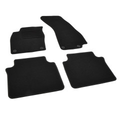 Πατάκια δαπέδου μοκέτας Standard μαύρα συμβατά με Audi A8 (4N)