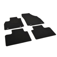 Πατάκια δαπέδου μοκέτας Standard μαύρα συμβατά με MG ZS Max Hybrid+ 4τμχ