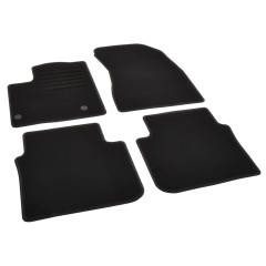 Πατάκια δαπέδου μοκέτας Standard μαύρα συμβατά με Mitsubishi Outlander IV (GM/ GN/ ZM) (PHeV) 4τμχ