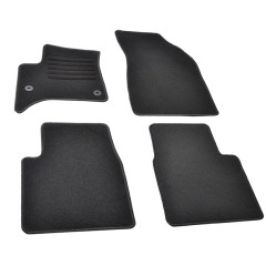 Πατάκια δαπέδου μοκέτας Standard μαύρα συμβατά με Citroen C3 IV (CC21)/ C3 Aircross II (CC24) 4τμχ