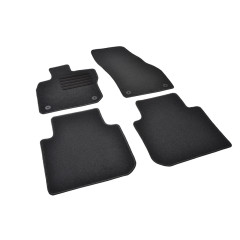 Πατάκια δαπέδου μοκέτας Standard μαύρα συμβατά με VW Tayron II 4τμχ