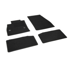 Πατάκια δαπέδου μοκέτας Standard μαύρα συμβατά με Ford Puma GenE 4τμχ