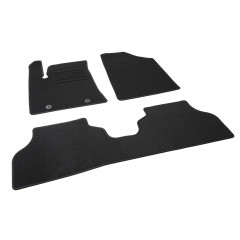 Πατάκια δαπέδου μοκέτας Standard μαύρα συμβατά με Hyundai Kona EV II (SX2) 3τμχ