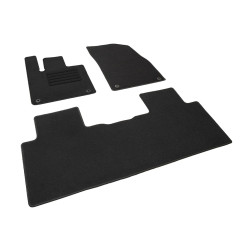 Πατάκια δαπέδου μοκέτας Standard μαύρα συμβατά με Xpeng G6 (F30) 3τμχ