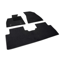 Πατάκια δαπέδου μοκέτας Standard μαύρα συμβατά με BYD Seal 3τμχ