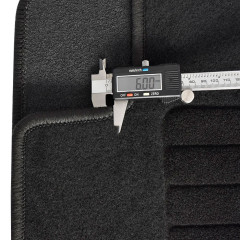 Πατάκια δαπέδου μοκέτας Standard μαύρα συμβατά με MG MG3 4τμχ