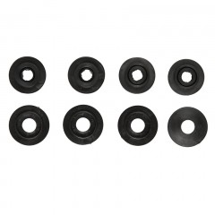 Κουμπώματα στρογγυλά μαύρα σετ για Citroen / Peugeot 4τμχ