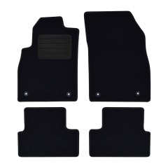 Πατάκια δαπέδου μοκέτας Standard μαύρα συμβατά για Opel Astra (J) 4τμχ
