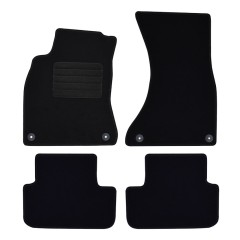 Πατάκια δαπέδου μοκέτας Standard μαύρα για Audi A4 (B8/8K)/ A5 Sportback I (8T8) 4τμχ