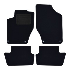 Πατάκια δαπέδου μοκέτας Standard μαύρα συμβατά για Citroen C4 (II)/ DS4 4τμχ