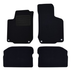 Πατάκια δαπέδου μοκέτας Standard μαύρα για Skoda Octavia (I) / Volkswagen Golf (IV) 4τμχ