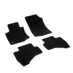 Πατάκια δαπέδου μοκέτας Standard μαύρα για Citroen C1 / Peugeot 107 / Toyota Aygo 4τμχ