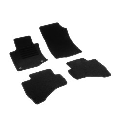 Πατάκια δαπέδου μοκέτας Standard μαύρα για Citroen C1/ Peugeot 107/ Toyota Aygo 4τμχ