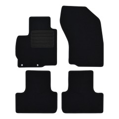 Πατάκια δαπέδου μοκέτας Standard μαύρα για Citroen C4 Aircross/ Mitsubishi ASX/ Peugeot 4008 4τμχ