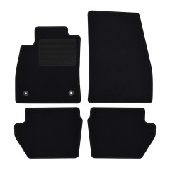 Πατάκια δαπέδου μοκέτας Standard μαύρα συμβατά για Ford Fiesta (VII)/ Puma 4τμχ