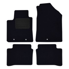 Πατάκια δαπέδου μοκέτας Standard μαύρα για Hyundai i10 (II) 4τμχ