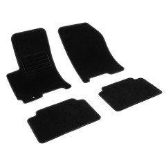 Πατάκια δαπέδου μοκέτας Standard μαύρα για Chevrolet - Daewoo Aveo / Kalos 4τμχ