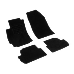 Πατάκια δαπέδου μοκέτας Standard μαύρα για Chevrolet Spark (M300 facelift) 4τμχ
