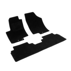 Πατάκια δαπέδου μοκέτας Standard μαύρα για Hyundai ix20 / Kia Venga 3τμχ