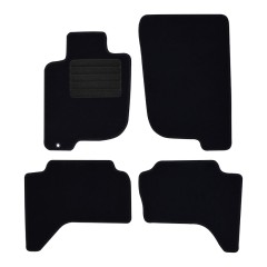 Πατάκια δαπέδου μοκέτας Standard μαύρα συμβατά για Mitsubishi L200 IV (KA/KB) 4τμχ