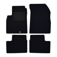 Πατάκια δαπέδου μοκέτας Standard μαύρα για Nissan Micra (K13) 4τμχ
