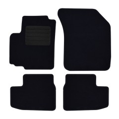 Πατάκια δαπέδου μοκέτας Standard μαύρα συμβατά για Opel Agila (B)/ Suzuki Splash 4τμχ